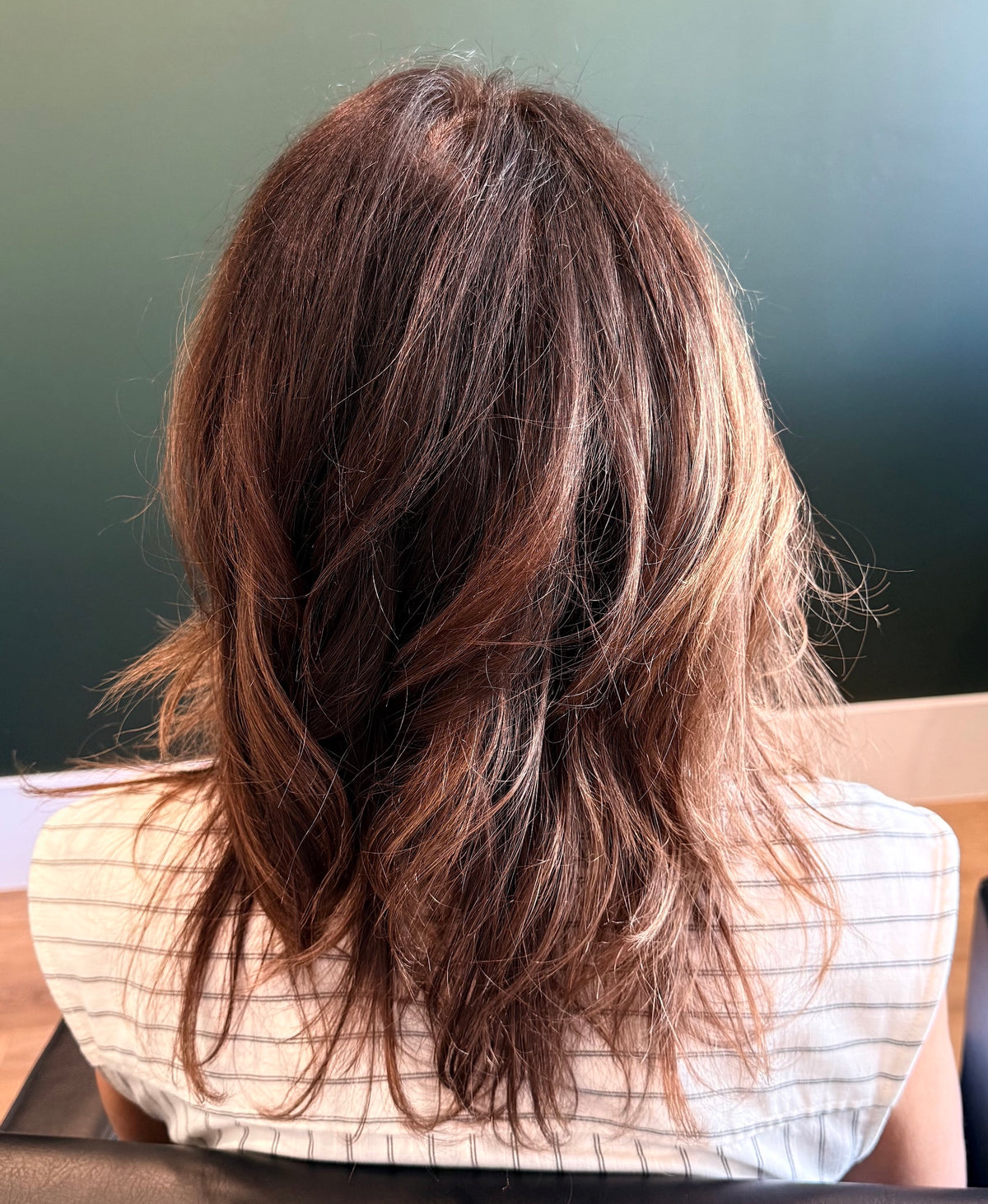 Studio Élan | Custom Hair Extensions Before Photo