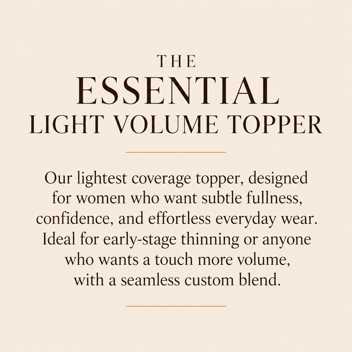 The Essential Light Volume Topper