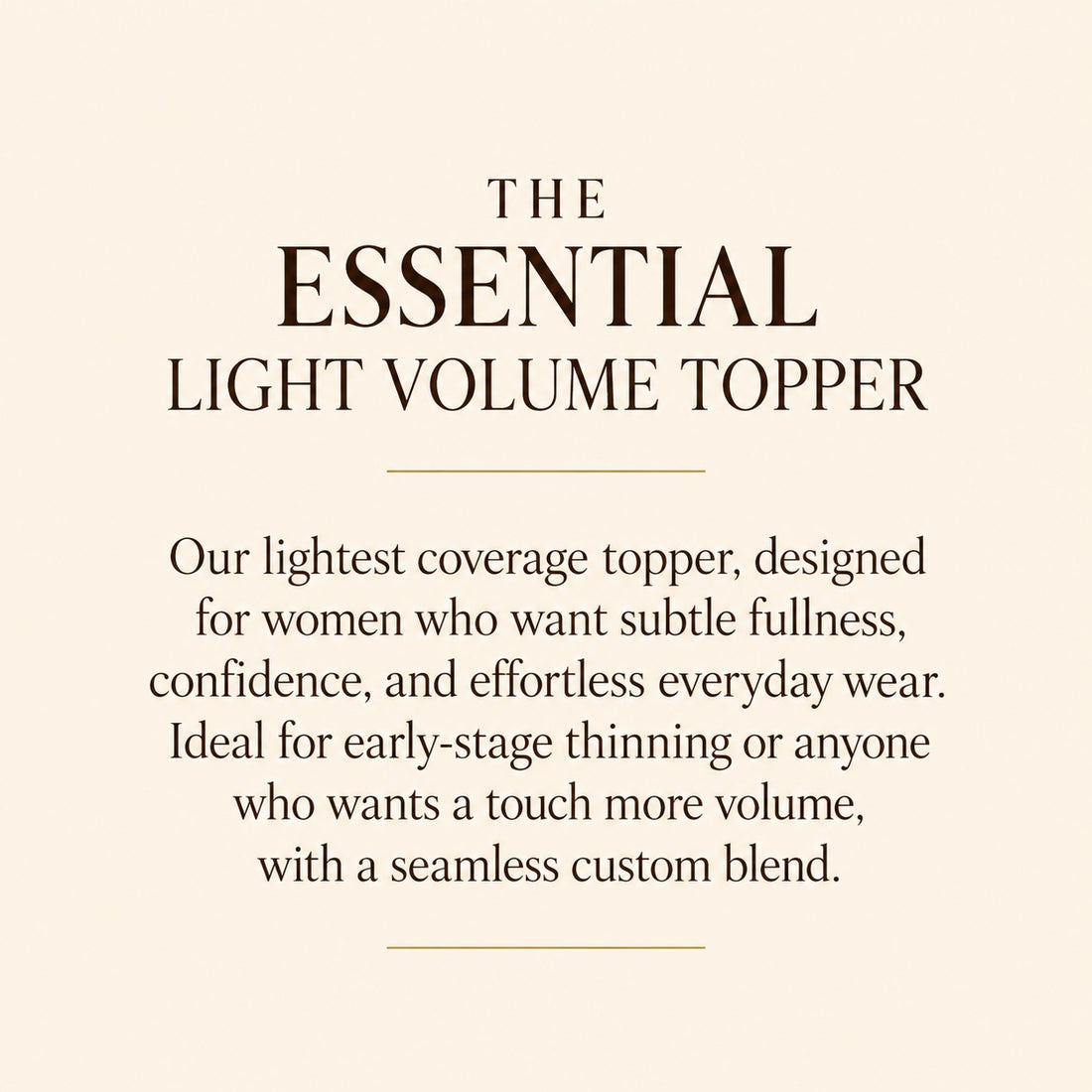 The Essential Light Volume Topper