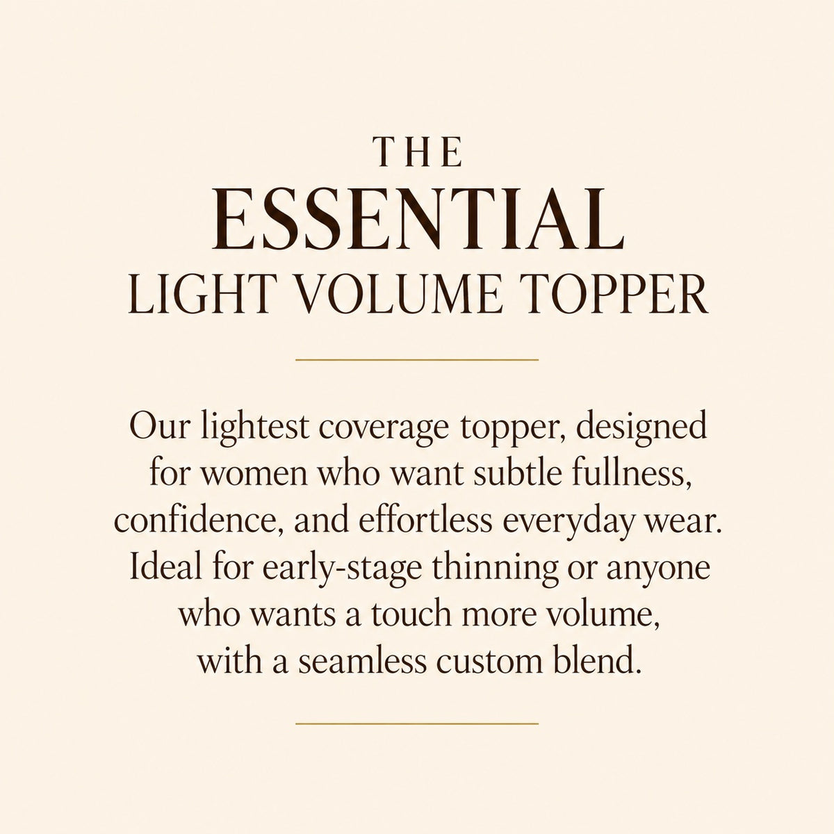 The Essential Light Volume Topper